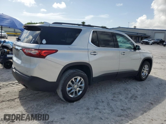 2019 Chevrolet Traverse LT Cloth z VIN 1GNERGKW8KJ320242, wystawiony jako Copart lot #60324095 z przebiegiem 103 680 mil mil oraz Szkoda całkowita • Salvage title. Historia ofert i sprzedaży dostępna na DreamBid. Obrazek 3.
