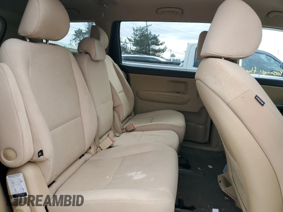 2017 Kia Sedona LX with VIN KNDMB5C16H6226582, listed as a Copart auction lot 47476845 with 163,479 mi miles and Salvage Title. Bid and sale history available at carsss.com. Image 12.