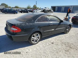 2009 Mercedes-Benz CLK 350 with VIN WDBTJ56H79F267858, listed as a Copart auction lot 80835344 with 96,506 mi miles and Salvage Title. Bid and sale history available at DreamBid. Image 3.