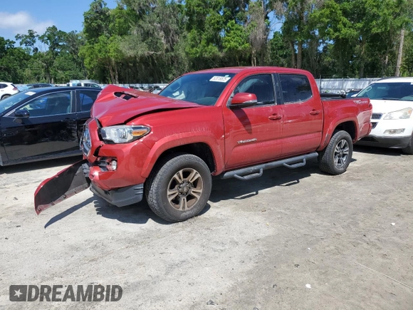 2017 Toyota Tacoma SR5 with VIN 5TFAZ5CN5HX051995, listed as a Copart auction lot 52018825 with 96,963 mi miles and Salvage Title. Bid and sale history available at DreamBid. Image 1.