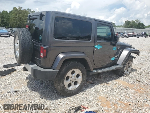 2014 Jeep Wrangler Sahara with VIN 1C4AJWBG8EL248291, listed as a Copart auction lot 60611345 with 84,777 mi miles and Salvage title. Bid and sale history available at DreamBid. Image 3.