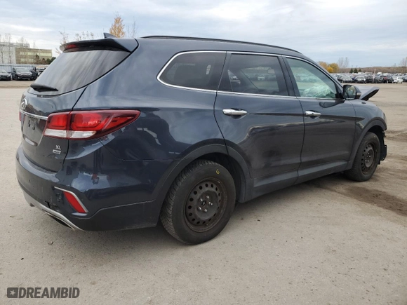 2017 Hyundai Santa Fe XL Luxury with VIN KM8SNDHF0HU199447, listed as a Copart auction lot 77570244 with 0 mi miles and Salvage Title. Bid and sale history available at carsss.com. Image 3.