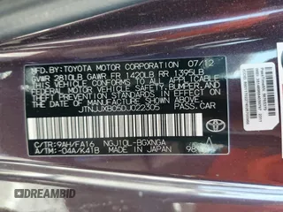 2013 Scion iQ with VIN JTNJJXB05DJ022305, listed as a Copart auction lot 58787155 with 136,046 mi miles and Salvage title. Bid and sale history available at DreamBid. Image 12.