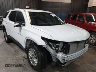 2023 Chevrolet Traverse LT Cloth with VIN 1GNERGKW5PJ214242, listed as a IAAI auction lot 41883690 with 36,341 mi miles. Bid and sale history available at carsss.com. Image 1.