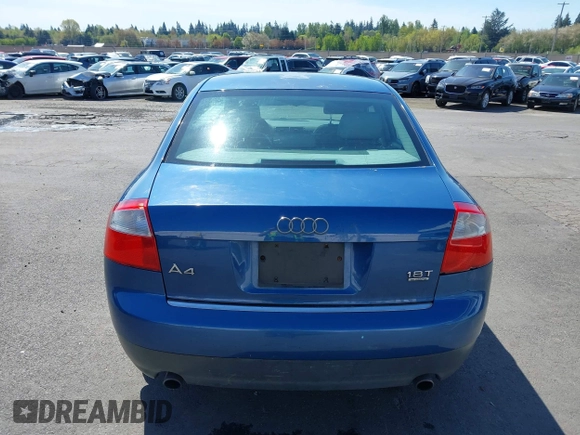 2003 Audi A4 1.8T z VIN WAULC68E73A396334, wystawiony jako IAAI lot #42042609 z przebiegiem 155 748 mil mil oraz . Historia ofert i sprzedaży dostępna na DreamBid. Obrazek 16.