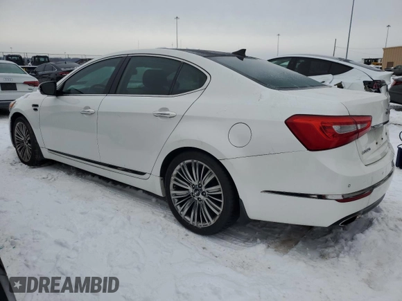2016 Kia Cadenza Premium with VIN KNALN4D78G5208098, listed as a Copart auction lot 87902265 with 0 mi miles and Clean Title. Bid and sale history available at carsss.com. Image 2.
