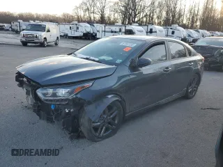 2021 Kia Forte GT-Line z VIN 3KPF34AD9ME351898, wystawiony jako Copart lot #87957335 z przebiegiem 57 633 mil mil oraz Szkoda całkowita • Salvage title. Historia ofert i sprzedaży dostępna na DreamBid. Obrazek 1.