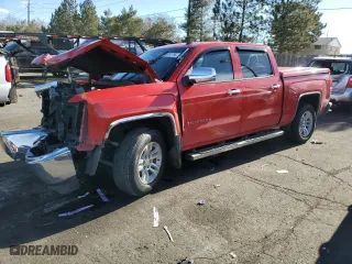 2014 Chevrolet Silverado 1500 LT with VIN 3GCUKREH7EG293722, listed as a Copart auction lot 88767795 with 0 mi miles and Salvage Title. Bid and sale history available at carsss.com. Image 1.