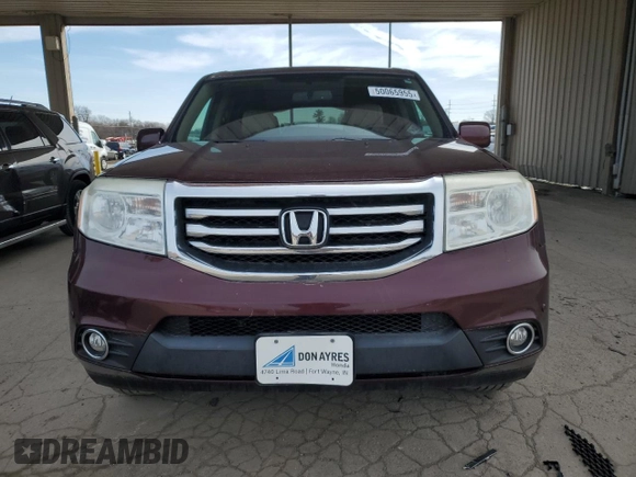 2013 Honda Pilot Touring with VIN 5FNYF4H96DB079063, listed as a Copart auction lot 50065955 with 215,535 mi miles and Salvage Title. Bid and sale history available at carsss.com. Image 5.