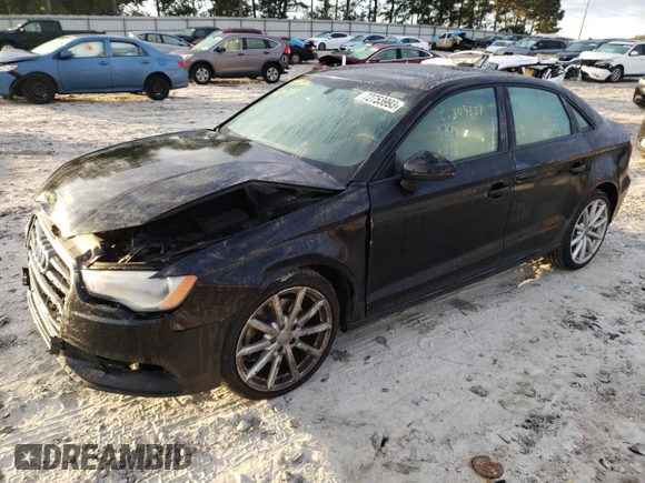 2016 Audi A3 1.8T Premium with VIN WAUA7GFF8G1096370, listed as a Copart auction lot 72753993 with 30,817 mi miles. Bid and sale history available at carsss.com. Image 1.