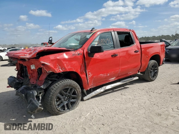 2023 Chevrolet Silverado 1500 LT Trail Boss with VIN 3GCPDFEK2PG250300, listed as a Copart auction lot 49692435 with Not Provided miles and Salvage Title. Bid and sale history available at DreamBid. Image 1.