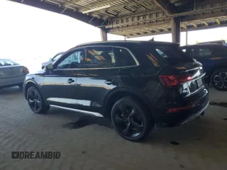 2021 Audi Q5 Premium Plus with VIN WA1BAAFY6M2071930, listed as a Copart auction lot 62777725 with 59,879 mi miles and Salvage title. Bid and sale history available at DreamBid. Image 2.