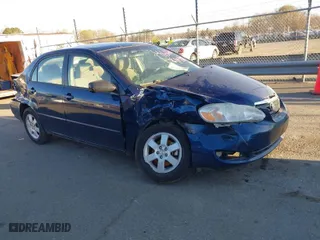 2008 Toyota Corolla CE with VIN 1NXBR32E68Z984666, listed as a IAAI auction lot 41814849 with 166,160 mi miles. Bid and sale history available at carsss.com. Image 1.