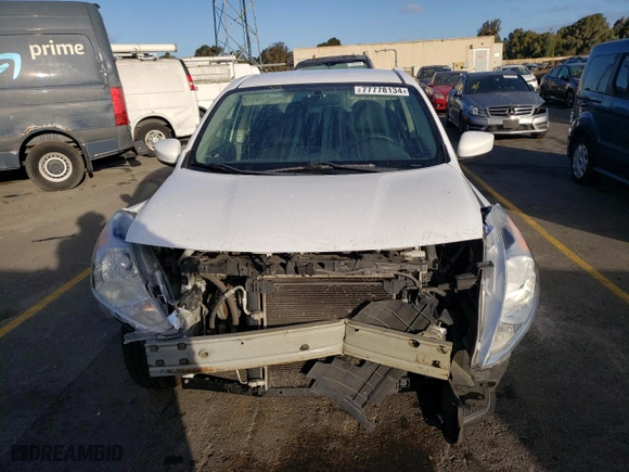 2019 Nissan Versa Sedan SV with VIN 3N1CN7AP3KL805275, listed as a Copart auction lot 77778134 with 163,695 mi miles and Salvage Title. Bid and sale history available at carsss.com. Image 5.