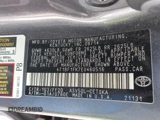 2014 Toyota Camry L with VIN 4T1BF1FK7EU460516, listed as a IAAI auction lot 41908434 with 174,987 mi miles. Bid and sale history available at carsss.com. Image 9.