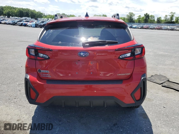 2024 Subaru Crosstrek Premium с VIN JF2GUADC4R8247552, выставлен на аукционе Copart как лот 59092285 с пробегом 23 578 миль миль и Списание • Salvage title. История ставок и продаж доступна на DreamBid. Изображение 6.