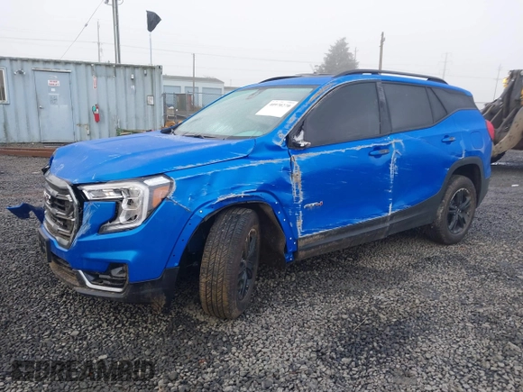 2024 GMC Terrain AT4 with VIN 3GKALYEG5RL149296, listed as a IAAI auction lot 40970270 with 6,683 mi miles and . Bid and sale history available at carsss.com. Image 2.
