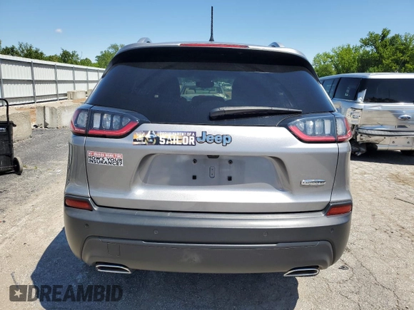 2021 Jeep Cherokee Latitude Lux with VIN 1C4PJLMX6MD103653, listed as a Copart auction lot 57706995 with 74,993 mi miles and Salvage title. Bid and sale history available at DreamBid. Image 6.
