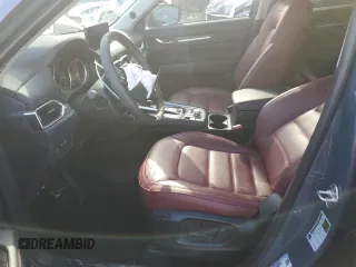 2023 Mazda CX-5 S Carbon Edition with VIN JM3KFBCM6P0223680, listed as a Copart auction lot 48128735 with 21,499 mi miles and Salvage Title. Bid and sale history available at carsss.com. Image 7.