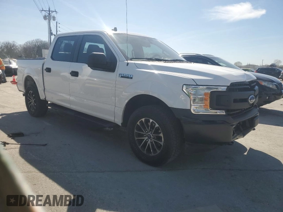 2020 Ford F-150 with VIN 1FTEW1P46LKE44396, listed as a Copart auction lot 50380815 with 65,438 mi miles and Salvage title. Bid and sale history available at DreamBid. Image 4.
