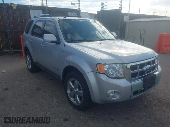 2008 Ford Escape Limited with VIN 1FMCU94188KC82232, listed as a IAAI auction lot 42489478 with 118,460 mi miles and . Bid and sale history available at DreamBid. Image 1.