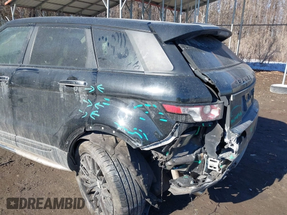 2015 Land Rover Range Rover Evoque Prestige with VIN SALVV2BG1FH960301, listed as a IAAI auction lot 41415373 with 112,960 mi miles and . Bid and sale history available at DreamBid. Image 6.