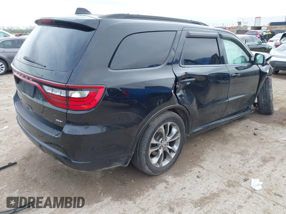 2019 Dodge Durango GT Plus with VIN 1C4RDHDG5KC535120, listed as a IAAI auction lot 41935261 with 100,370 mi miles and . Bid and sale history available at DreamBid. Image 4.