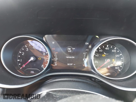2019 Jeep Compass Latitude with VIN 3C4NJDBB6KT593734, listed as a IAAI auction lot 40871646 with 84,197 mi miles and . Bid and sale history available at DreamBid. Image 7.