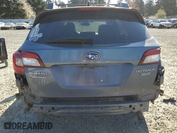 2016 Subaru Outback Limited with VIN 4S4BSENC9G3325981, listed as a Copart auction lot 53129535 with 169,664 mi miles and Salvage title. Bid and sale history available at DreamBid. Image 6.
