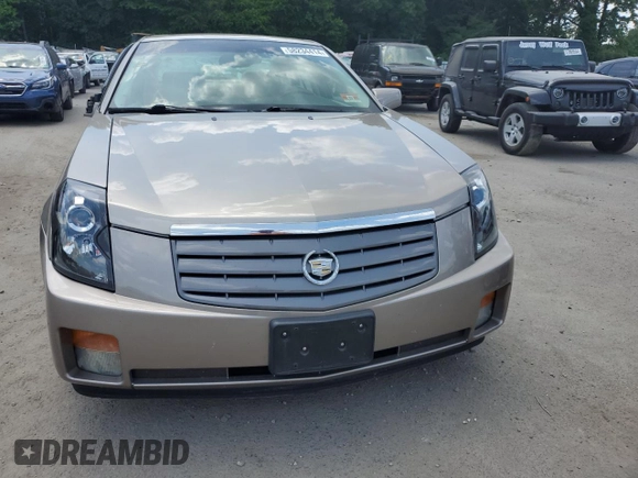 2003 Cadillac CTS with VIN 1G6DM57N530145580, listed as a Copart auction lot 58234414 with 153,227 mi miles and Salvage Title. Bid and sale history available at carsss.com. Image 5.