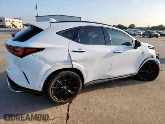 2022 Lexus NX 350 F Sport with VIN JTJKGCEZXN5003962, listed as a Copart auction lot 61621075 with 32,221 mi miles and Salvage title. Bid and sale history available at DreamBid. Image 3.