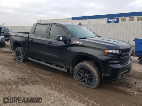 2020 Chevrolet Silverado 1500 LT Trail Boss with VIN 1GCPYFEL0LZ347891, listed as a Copart auction lot 79296634 with 43,824 mi miles and Salvage Title. Bid and sale history available at carsss.com. Image 4.