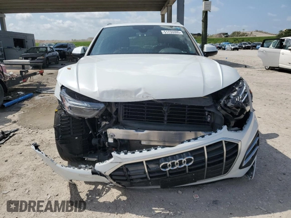 2023 Audi Q5 Premium Plus with VIN WA1BBAFY6P2108346, listed as a Copart auction lot 51733395 with 15,567 mi miles and Salvage title. Bid and sale history available at DreamBid. Image 5.