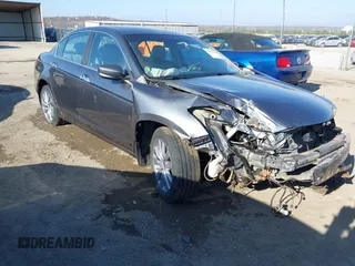 2011 Honda Accord EX-L with VIN 1HGCP3F82BA025522, listed as a IAAI auction lot 41125402 with 119,087 mi miles and . Bid and sale history available at DreamBid. Image 1.