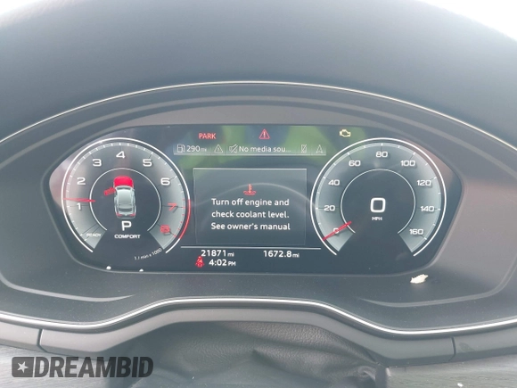 2023 Audi A5 Sportback S line Premium Plus with VIN WAUFACF50PA040074, listed as a IAAI auction lot 41933197 with 21,871 mi miles and . Bid and sale history available at DreamBid. Image 7.