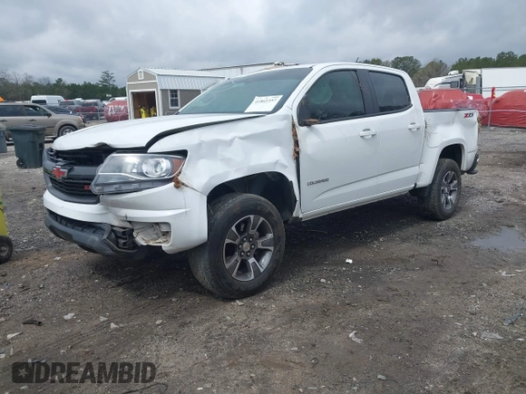 2020 Chevrolet Colorado 4WD Z71 with VIN 1GCGTDEN6L1228309, listed as a IAAI auction lot 41865357 with 100,560 mi miles and . Bid and sale history available at DreamBid. Image 2.