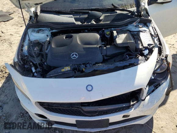 2016 Mercedes-Benz CLA 250 with VIN WDDSJ4EBXGN293738, listed as a Copart auction lot 89341895 with 57,279 mi miles and Salvage Title. Bid and sale history available at DreamBid. Image 11.