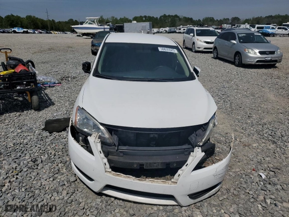 2015 Nissan Sentra SV with VIN 3N1AB7AP2FL680033, listed as a Copart auction lot 50835525 with 222,046 mi miles and Salvage Title. Bid and sale history available at carsss.com. Image 5.