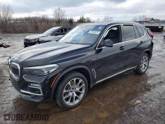 2019 BMW X5 xDrive40i with VIN 5UXCR6C51KLL60617, listed as a Copart auction lot 47344975 with 90,436 mi miles and Salvage Title. Bid and sale history available at carsss.com. Image 1.