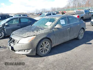 2014 Buick Regal Premium I with VIN 2G4GP5EXXE9250089, listed as a IAAI auction lot 41443584 with 135,737 mi miles and . Bid and sale history available at DreamBid. Image 2.