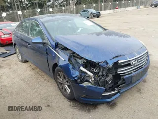 2016 Hyundai Sonata SE z VIN 5NPE24AF7GH327194, wystawiony jako IAAI lot #41393113 z przebiegiem Nie podano mil oraz . Historia ofert i sprzedaży dostępna na DreamBid. Obrazek 1.