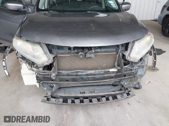 2016 Nissan Rogue S with VIN KNMAT2MT7GP660114, listed as a IAAI auction lot 40888481 with 154,786 mi miles and . Bid and sale history available at DreamBid. Image 6.