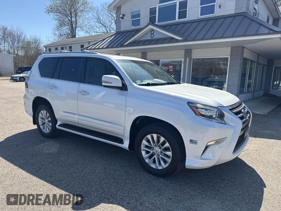 2014 Lexus GX with VIN JTJBM7FX1E5090308, listed as a IAAI auction lot 42130546 with 132,247 mi miles. Bid and sale history available at carsss.com. Image 1.