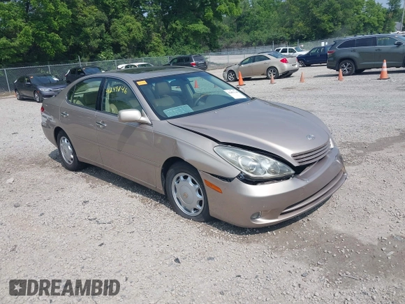 2005 Lexus ES 350 with VIN JTHBA30G555081509, listed as a IAAI auction lot 42491146 with 166,393 mi miles and . Bid and sale history available at DreamBid. Image 1.
