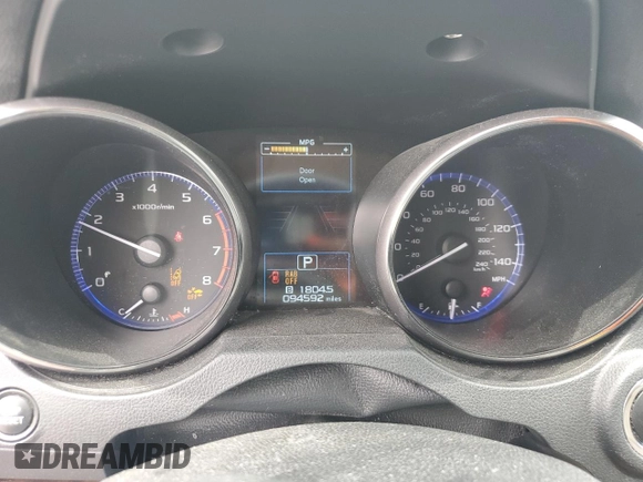 2018 Subaru Outback Limited with VIN 4S4BSANC7J3355206, listed as a Copart auction lot 59506185 with 94,592 mi miles and Salvage title. Bid and sale history available at DreamBid. Image 9.