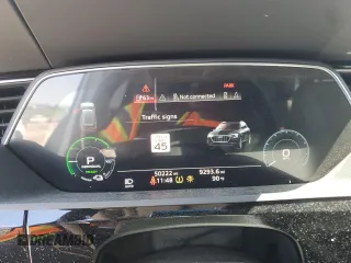 2019 Audi e-tron Prestige with VIN WA1VAAGE0KB013133, listed as a Copart auction lot 57060255 with 50,222 mi miles and Salvage title. Bid and sale history available at DreamBid. Image 9.