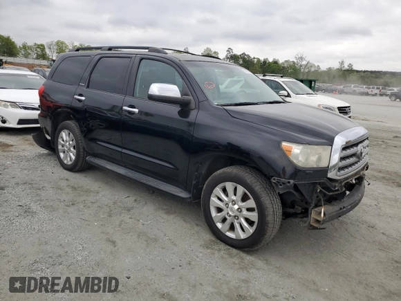2008 Toyota Sequoia Platinum with VIN 5TDBY67A78S009399, listed as a Copart auction lot 52885125 with 137,569 mi miles and Clean Title. Bid and sale history available at carsss.com. Image 4.