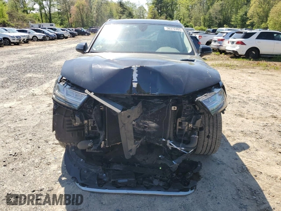 2019 Audi Q7 Premium Plus with VIN WA1LHAF72KD032390, listed as a Copart auction lot 56372405 with 63,446 mi miles and Salvage title. Bid and sale history available at DreamBid. Image 5.