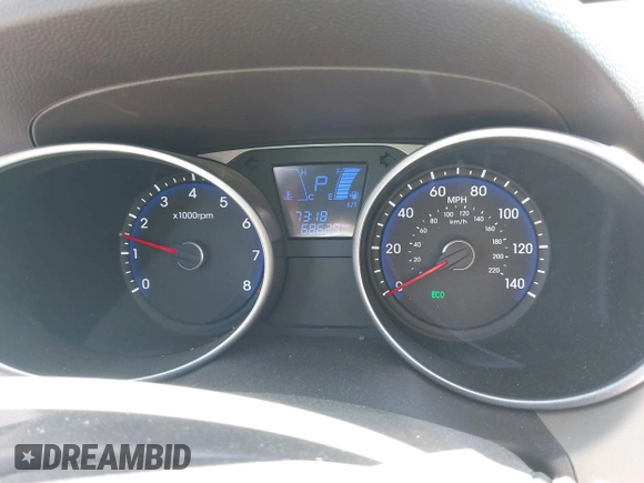 2015 Hyundai Tucson GLS with VIN KM8JT3AF9FU011348, listed as a IAAI auction lot 41860519 with 68,629 mi miles and . Bid and sale history available at DreamBid. Image 7.