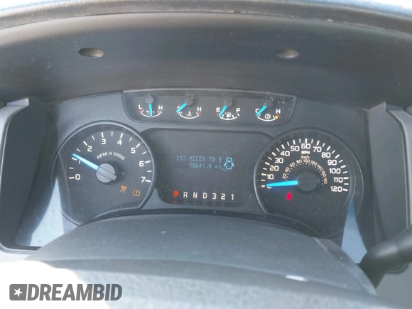 2013 Ford F-150 XL with VIN 1FTMF1EM8DKD31579, listed as a IAAI auction lot 41412416 with 147,500 mi miles. Bid and sale history available at carsss.com. Image 7.
